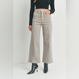 Brand: Just Black denim, size 27, color moonstone. The Sailor Pocket Wide Leg.